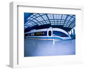 The Maglev Train, Fastest Train in the World, Shanghai, China-Miva Stock-Framed Photographic Print