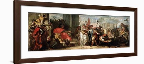 The Magnanimity of Scipio Africanus, C1727-1769-Francesco Fontebasso-Framed Giclee Print