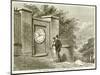 The Magnetic Clock, Greenwich Observatory-null-Mounted Giclee Print