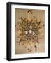 The Magnificent and Incongruous Bedroom Ceiling, in a Restored Traditional Pol House, Gujarat State-John Henry Claude Wilson-Framed Photographic Print