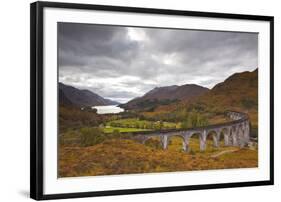 The Magnificent Glenfinnan Viaduct in the Scottish Highlands, Argyll and Bute, Scotland, UK-Julian Elliott-Framed Photographic Print