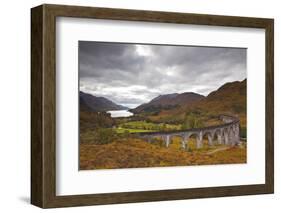 The Magnificent Glenfinnan Viaduct in the Scottish Highlands, Argyll and Bute, Scotland, UK-Julian Elliott-Framed Photographic Print