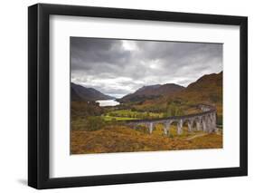 The Magnificent Glenfinnan Viaduct in the Scottish Highlands, Argyll and Bute, Scotland, UK-Julian Elliott-Framed Photographic Print