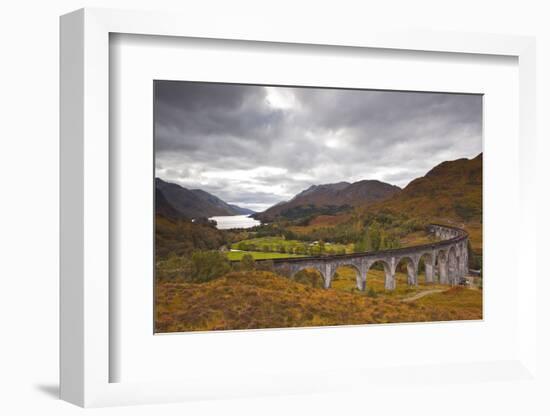 The Magnificent Glenfinnan Viaduct in the Scottish Highlands, Argyll and Bute, Scotland, UK-Julian Elliott-Framed Photographic Print