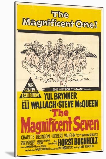 The Magnificent Seven, 1960-null-Mounted Art Print