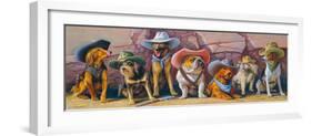 The Magnificent Seven-Bryan Moon-Framed Giclee Print