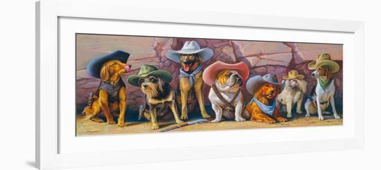 The Magnificent Seven-Bryan Moon-Framed Giclee Print