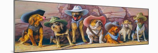 The Magnificent Seven-Bryan Moon-Mounted Giclee Print
