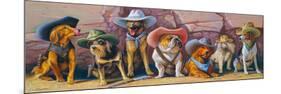 The Magnificent Seven-Bryan Moon-Mounted Giclee Print