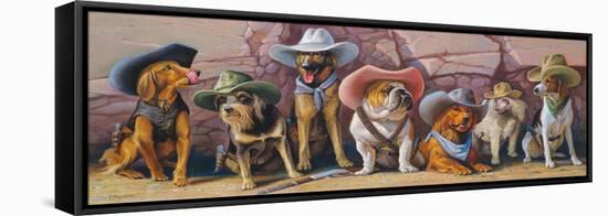 The Magnificent Seven-Bryan Moon-Framed Stretched Canvas