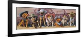 The Magnificent Seven-Bryan Moon-Framed Premium Giclee Print