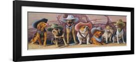 The Magnificent Seven-Bryan Moon-Framed Art Print