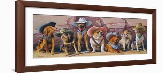 The Magnificent Seven-Bryan Moon-Framed Art Print