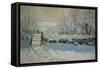 The Magpie, 1868/69-Claude Monet-Framed Stretched Canvas