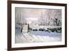 The Magpie, 1869-Claude Monet-Framed Premium Giclee Print