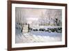 The Magpie, 1869-Claude Monet-Framed Premium Giclee Print