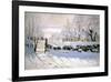 The Magpie, 1869-Claude Monet-Framed Premium Giclee Print