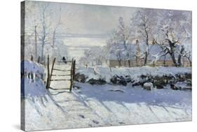 The Magpie, 1869-Claude Monet-Stretched Canvas