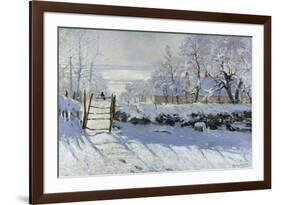 The Magpie, 1869-Claude Monet-Framed Giclee Print