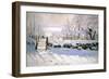 The Magpie, 1869-Claude Monet-Framed Premium Giclee Print