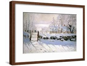 The Magpie, 1869-Claude Monet-Framed Premium Giclee Print