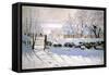 The Magpie, 1869-Claude Monet-Framed Stretched Canvas