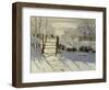 The Magpie, c.1869-Claude Monet-Framed Premium Giclee Print