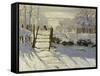 The Magpie, c.1869-Claude Monet-Framed Stretched Canvas