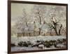 The Magpie, c.1869-Claude Monet-Framed Giclee Print