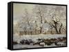 The Magpie, c.1869-Claude Monet-Framed Stretched Canvas