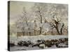 The Magpie, c.1869-Claude Monet-Stretched Canvas