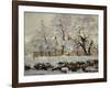 The Magpie, c.1869-Claude Monet-Framed Giclee Print