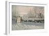 The Magpie, Etretat, Winter 1868-69-Claude Monet-Framed Giclee Print