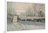 The Magpie, Etretat, Winter 1868-69-Claude Monet-Framed Giclee Print