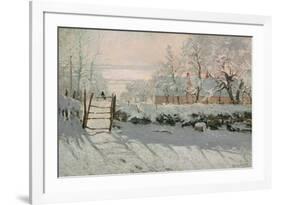 The Magpie, Etretat, Winter 1868-69-Claude Monet-Framed Giclee Print