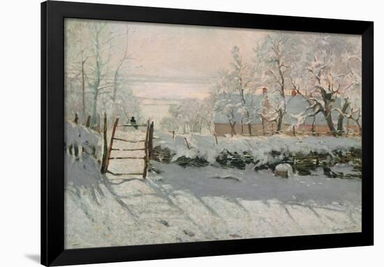 The Magpie, Etretat, Winter 1868-69-Claude Monet-Framed Giclee Print