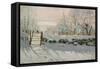 The Magpie, Etretat, Winter 1868-69-Claude Monet-Framed Stretched Canvas