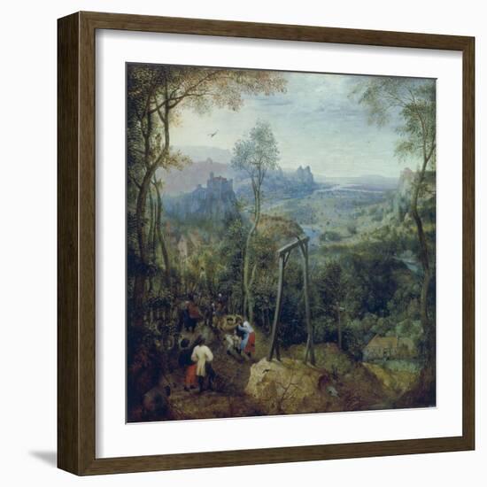 The Magpie on the Gallows, 1568-Pieter Bruegel the Elder-Framed Giclee Print