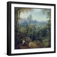 The Magpie on the Gallows, 1568-Pieter Bruegel the Elder-Framed Giclee Print