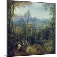 The Magpie on the Gallows, 1568-Pieter Bruegel the Elder-Mounted Giclee Print