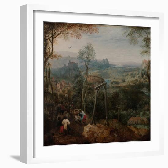 The Magpie on the Gallows-Pieter Bruegel the Elder-Framed Giclee Print