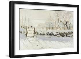 The Magpie-Claude Monet-Framed Premium Giclee Print