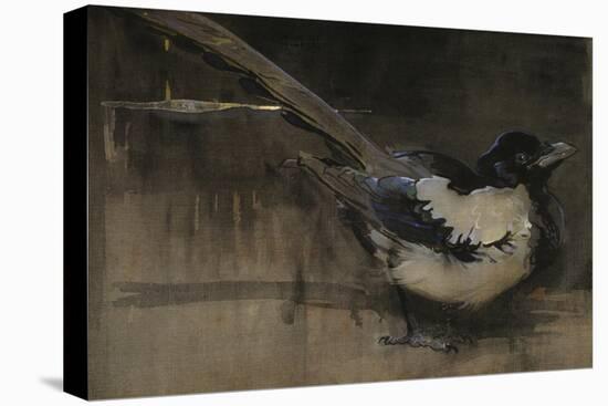 The Magpie-Joseph Crawhall-Stretched Canvas