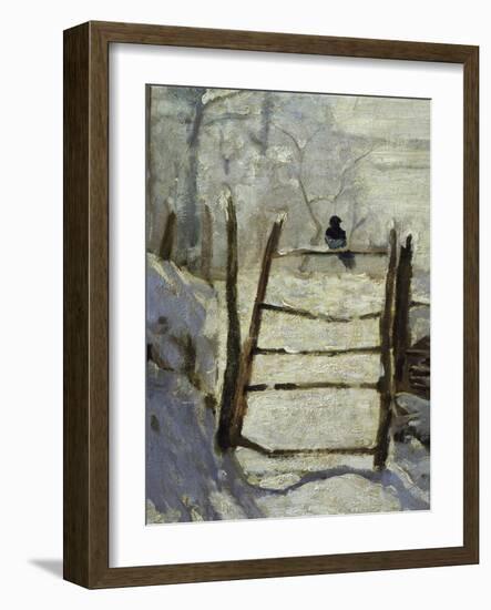 The Magpie-Claude Monet-Framed Giclee Print