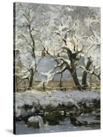 The Magpie-Claude Monet-Stretched Canvas