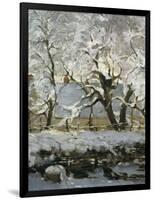 The Magpie-Claude Monet-Framed Art Print