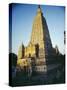 The Mahabodi Temple at Bodh Gaya, Where the Buddha Attained Enlightenment, Bihar State, India-John Henry Claude Wilson-Stretched Canvas