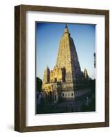 The Mahabodi Temple at Bodh Gaya, Where the Buddha Attained Enlightenment, Bihar State, India-John Henry Claude Wilson-Framed Photographic Print