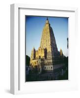 The Mahabodi Temple at Bodh Gaya, Where the Buddha Attained Enlightenment, Bihar State, India-John Henry Claude Wilson-Framed Photographic Print