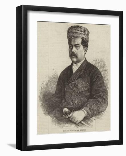 The Maharajah of Johore-null-Framed Giclee Print